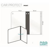 Paroi / Vitre de protection anti-virus pour taxi, VTC et ambulances CAR PROTECT