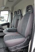 Housses de sièges avant en tissu ou simili pour Ducato