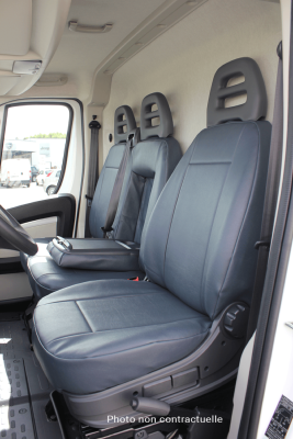 Housses de sièges avant en tissu ou simili pour Ducato